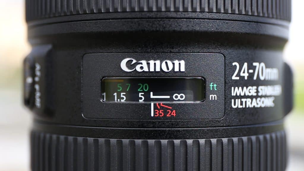Dettaglio Canon 24-70mm f/4