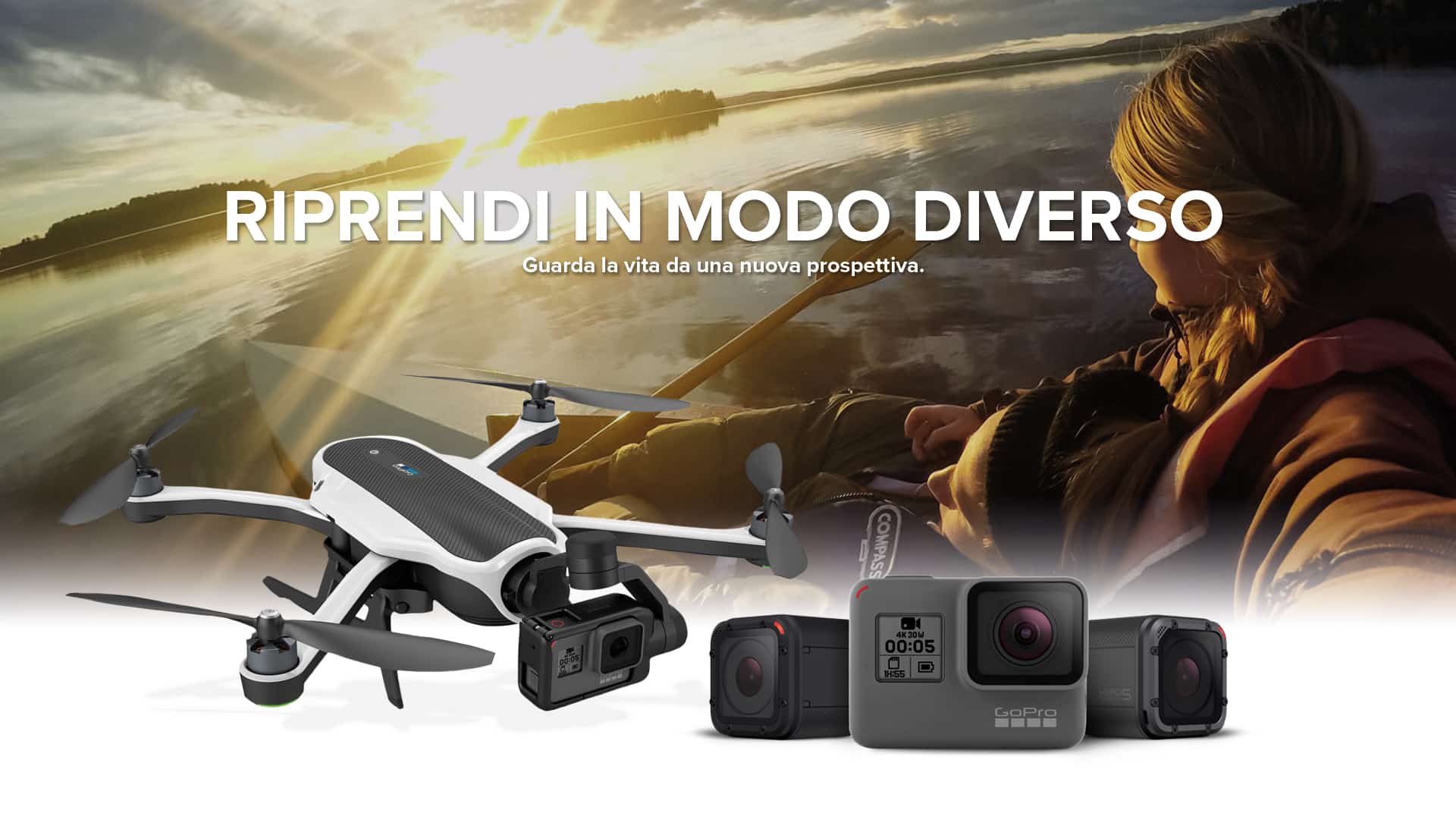 GoPro - Annunciate Hero 5 Black, Sessions ed il Nuovo Drone Karma