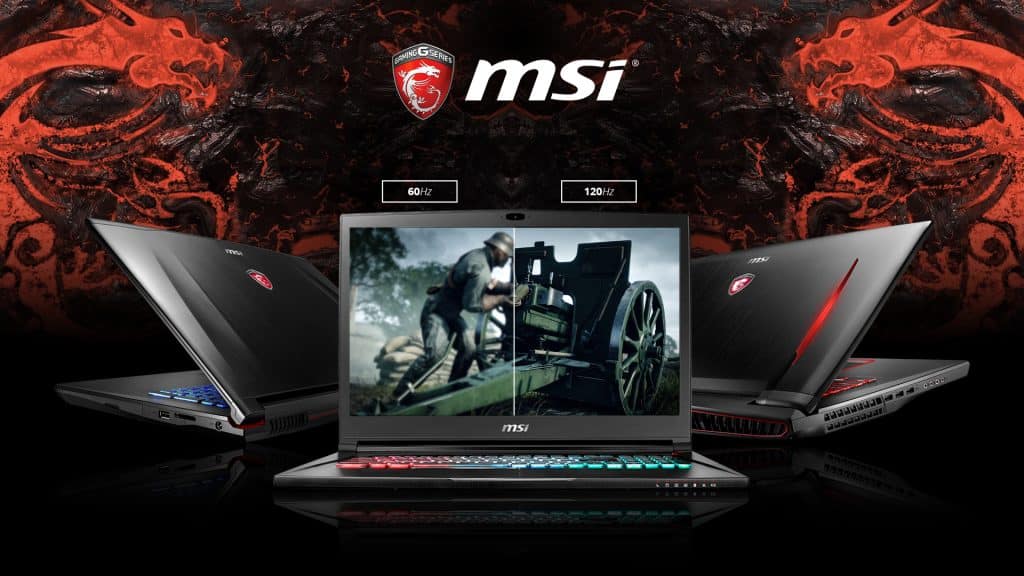Notebook Gaming MSI - Adesso con Display a 120Hz