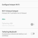 Impostazioni rete hotspot Android Tutorial Hotspot Tablet