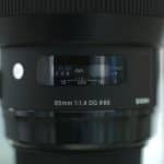 Ghiera distanze focus Sigma 85mm f/1.4