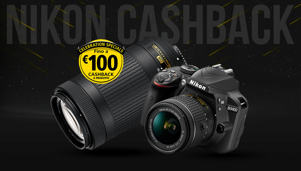Nikon Cashback - Fino a 100€ per Festeggiare il Centesimo Compleanno