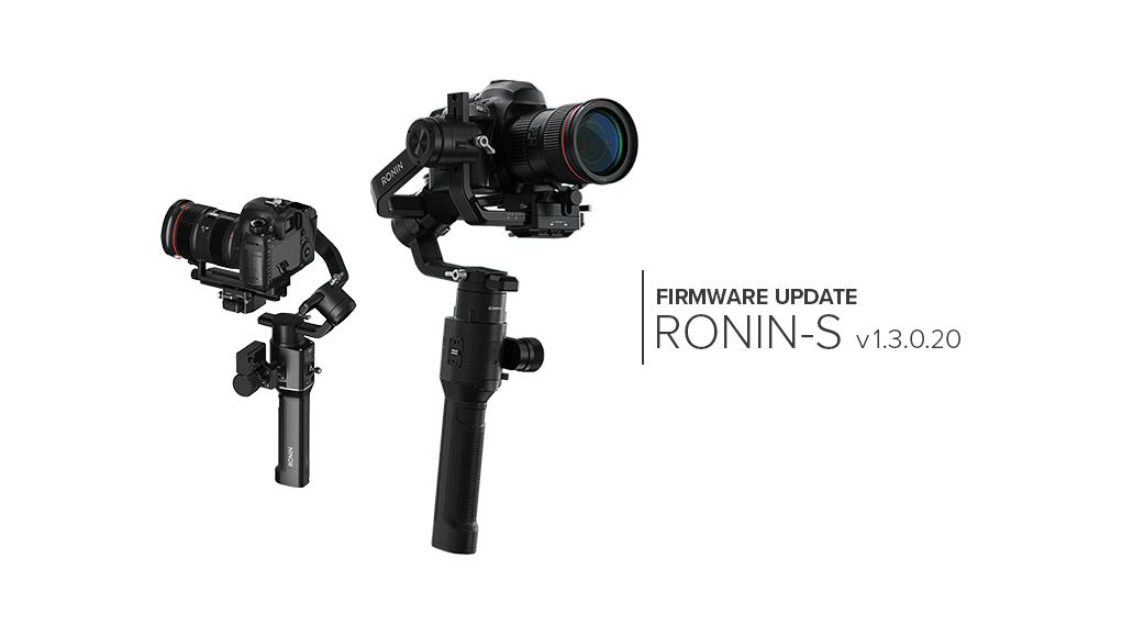 Ronin-S firmware update, Canon e Nikon adesso compatibili!