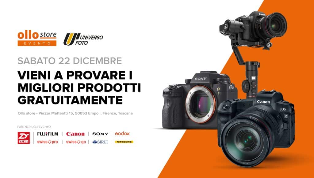 Giornata Universo foto - Canon, Sony e Fuji in prova gratuita con Zhiyun e Sirui