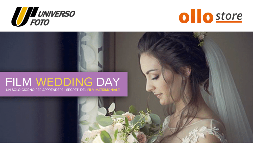 Film Wedding Day - iscriviti e ricevi 97€ di sconto da Ollo Store