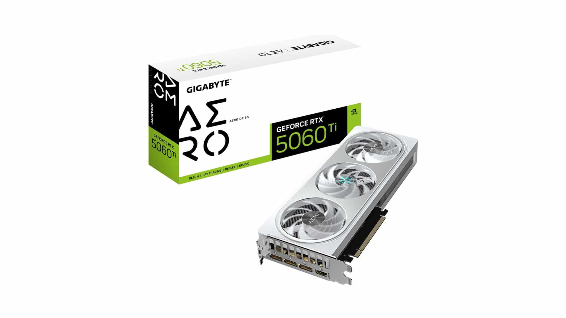 Gigabyte GeForce RTX 5060 Ti AERO OC 8GB GDDR7