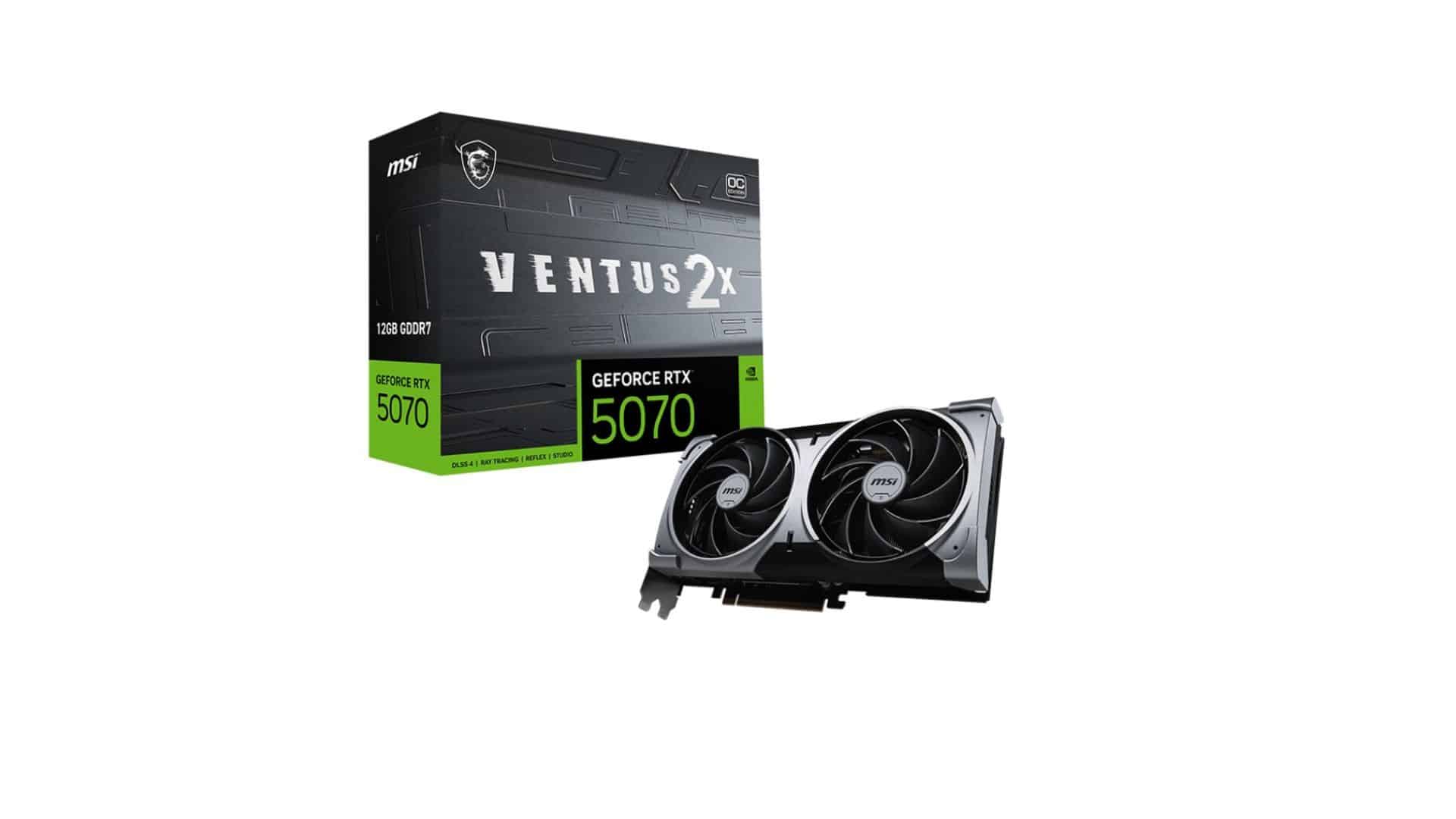 MSI GeForce RTX 5070 12GB Ventus 2X OC