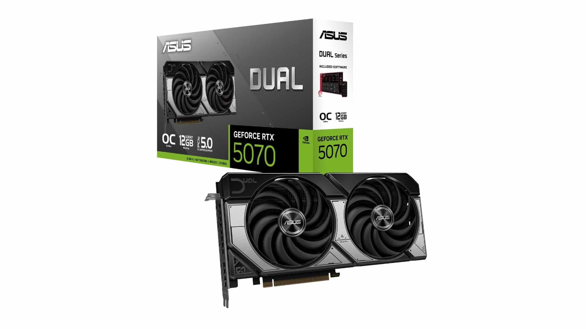 ASUS Dual GeForce RTX 5070 OC Edition 12GB