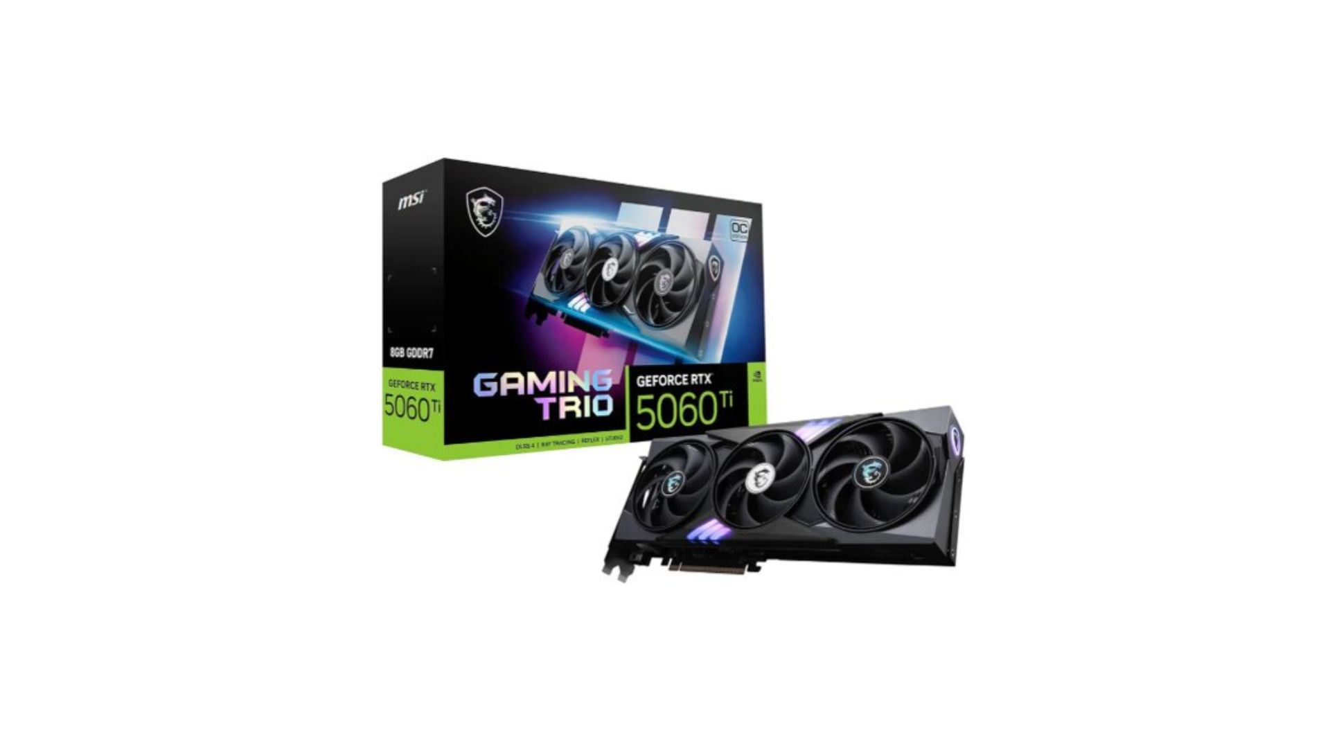 MSI GeForce RTX 5060 Ti GAMING TRIO OC 8GB