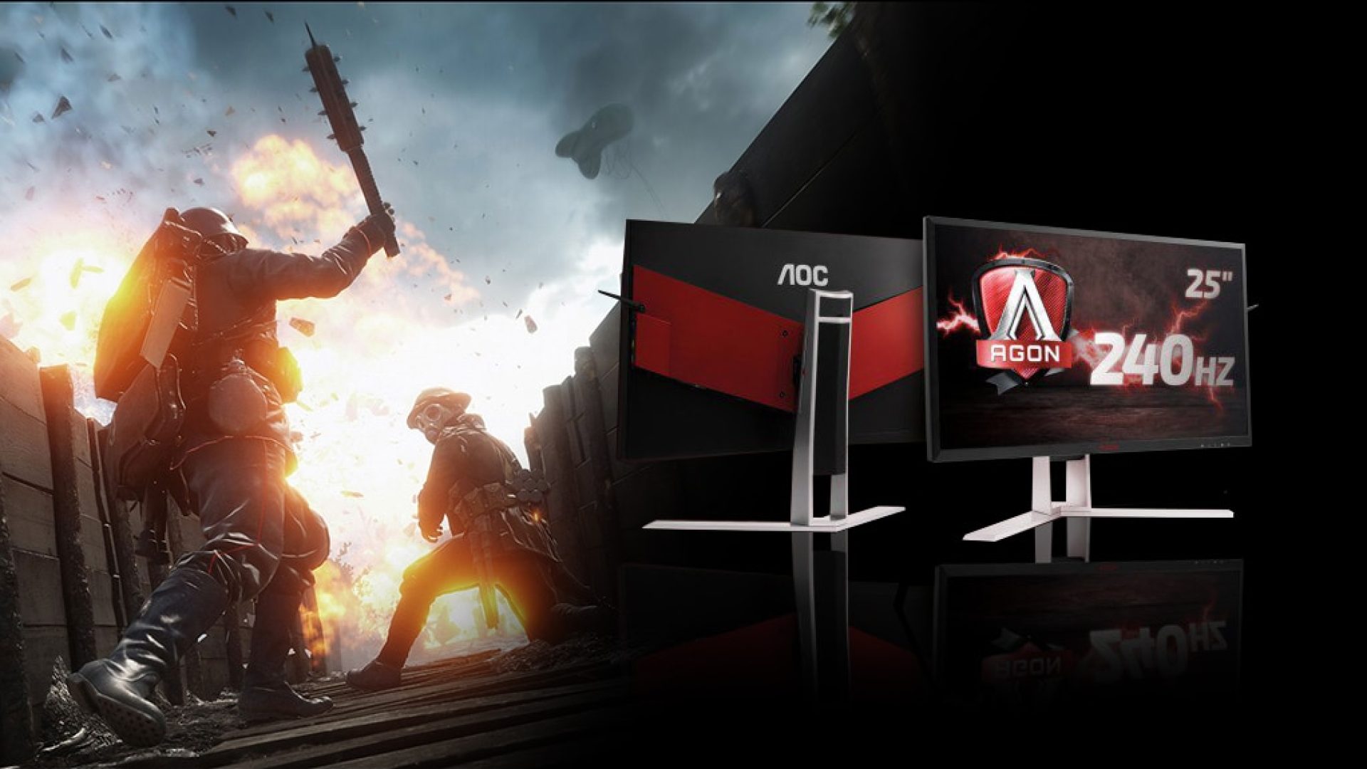 Aoc Agon FreeSync 25" - Nuovo Monitor Gaming 240Hz