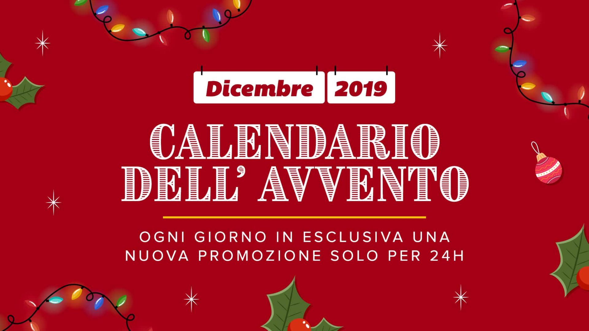 Calendario avvento 2019, Natale arriva prima con Ollo Store!