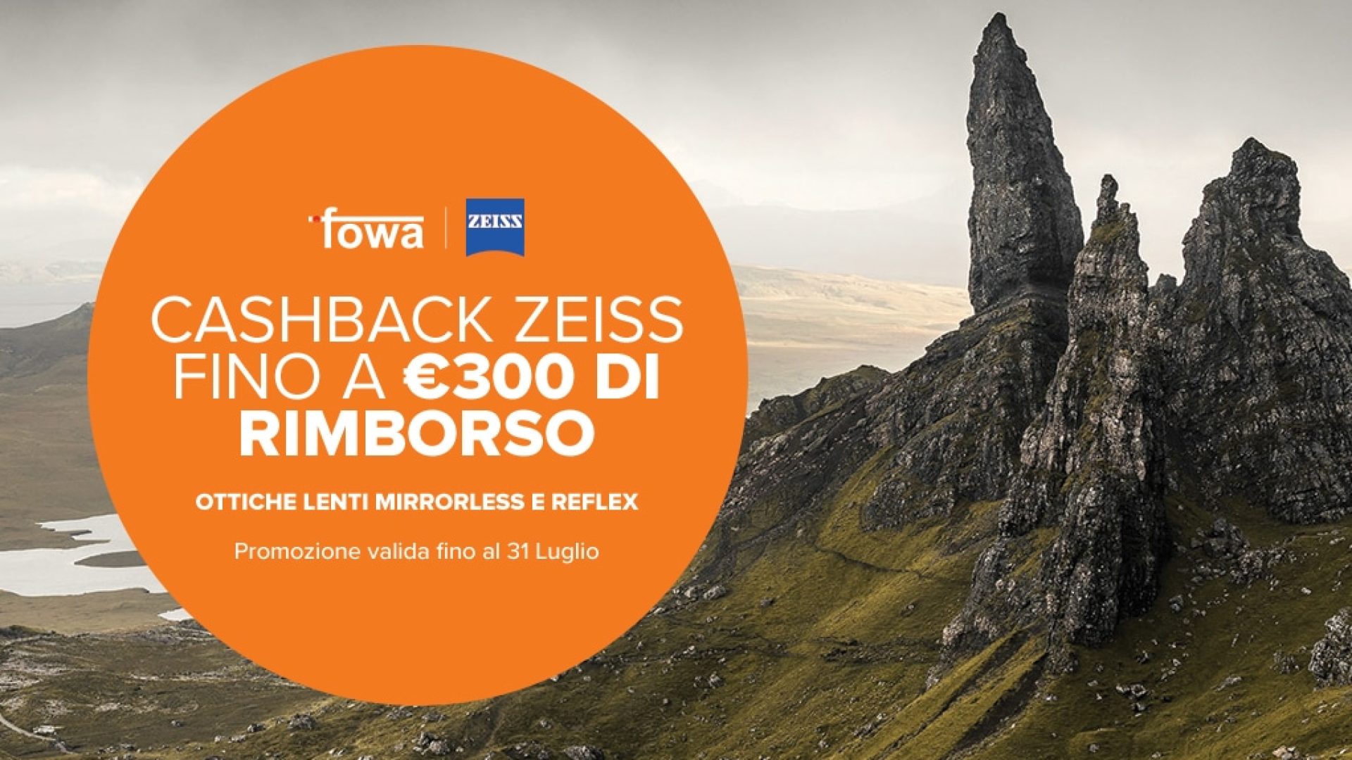 Cashback Zeiss, fino a 300€ di rimborso su obiettivi mirrorless e reflex