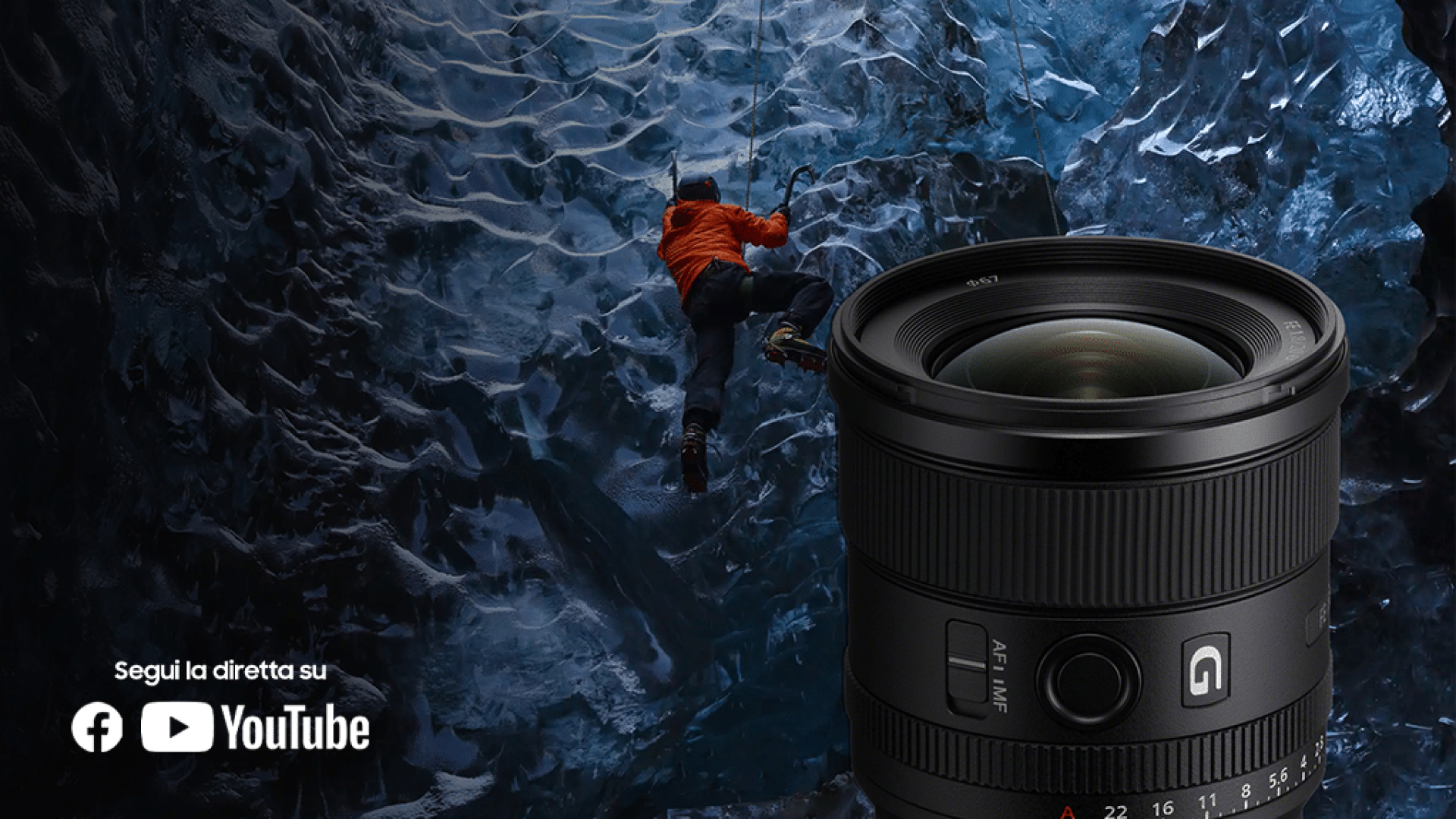 LIVE Nuovo Sony 20mm 1.8 e gli altri obiettivi con Sony Italia