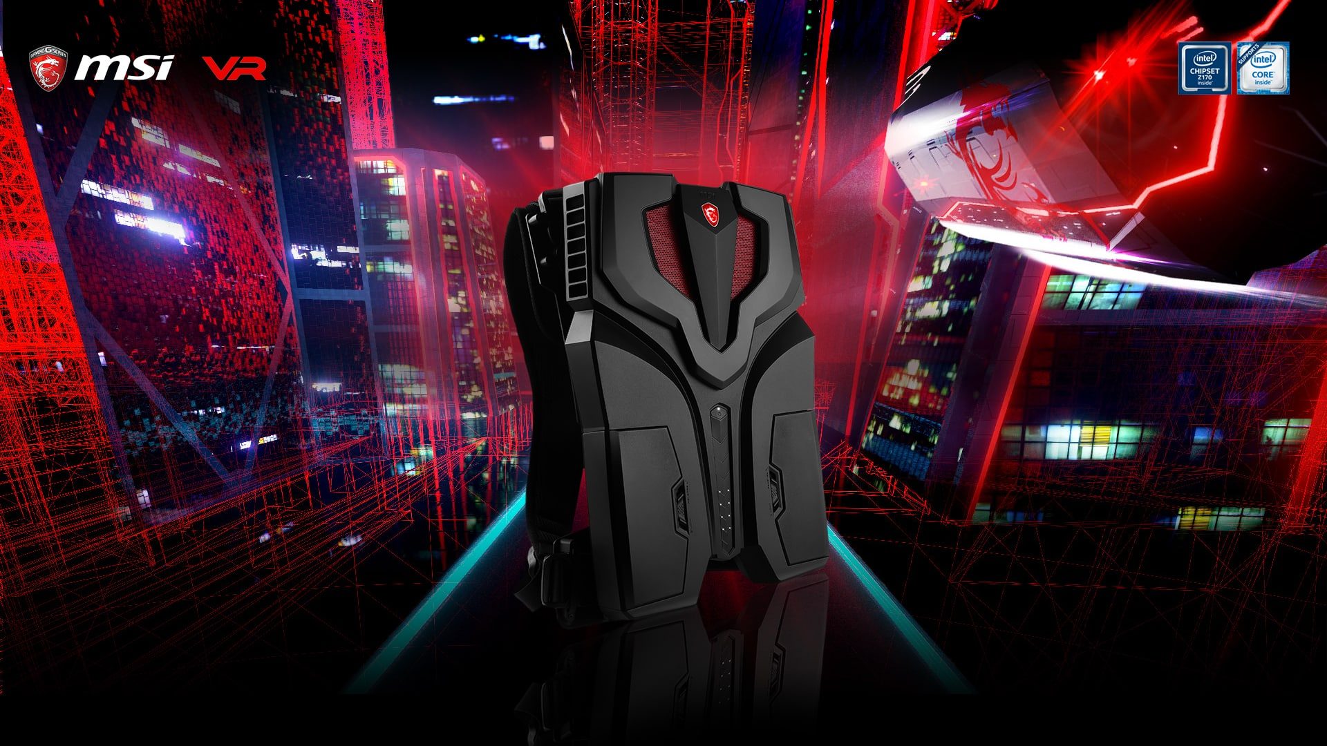 MSI VR One - in Catalogo il Nuovo Zaino per la Realtà Virtuale