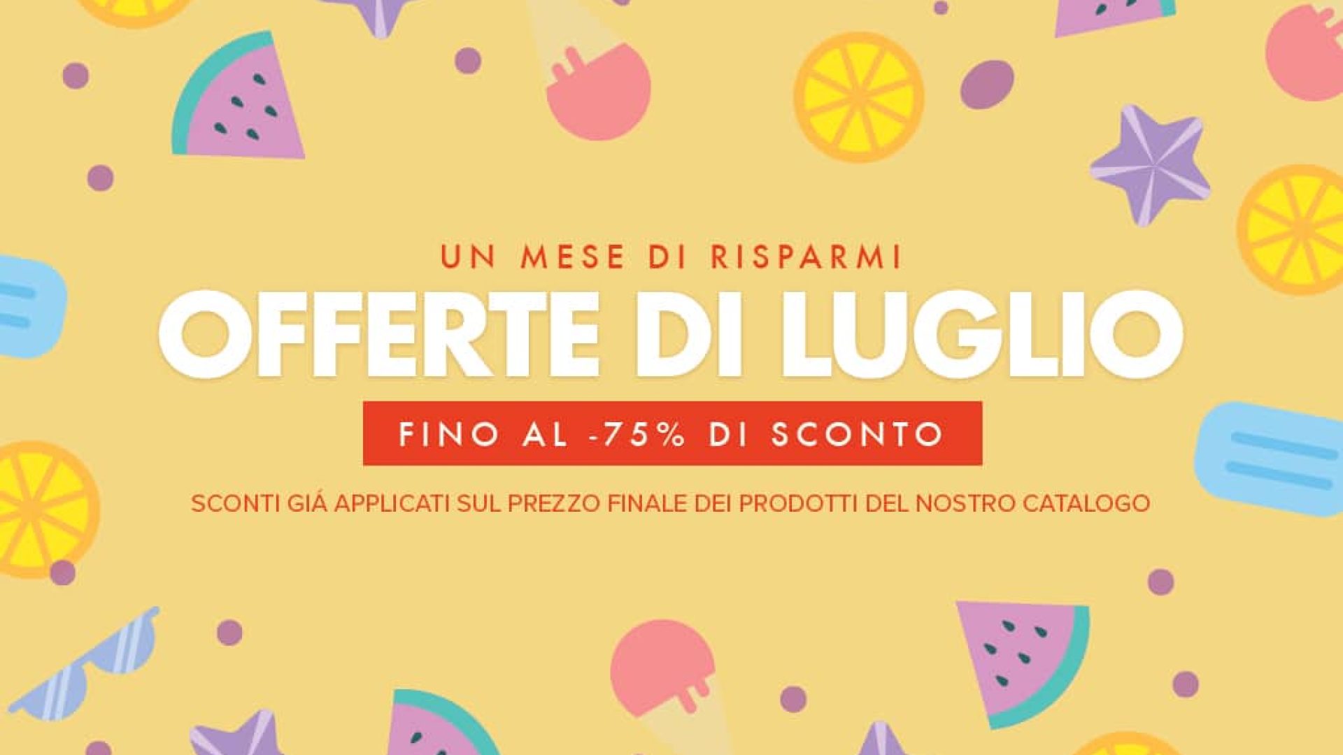 Offerte di luglio! Da Ollo fino al 75% di sconto sui prodotti in catalogo