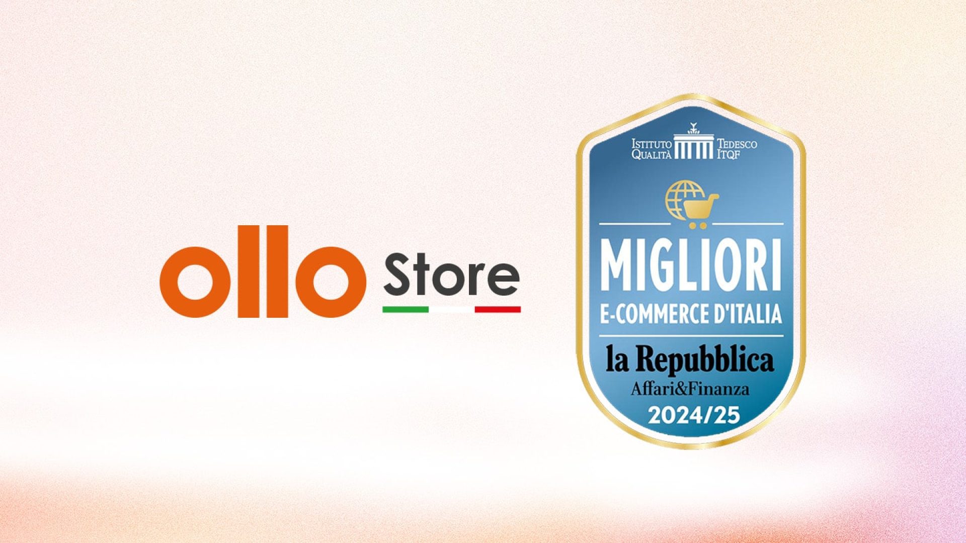 Ollo Store Riconosciuto tra i Migliori E commerce d’Italia 2024 25 da La Repubblica