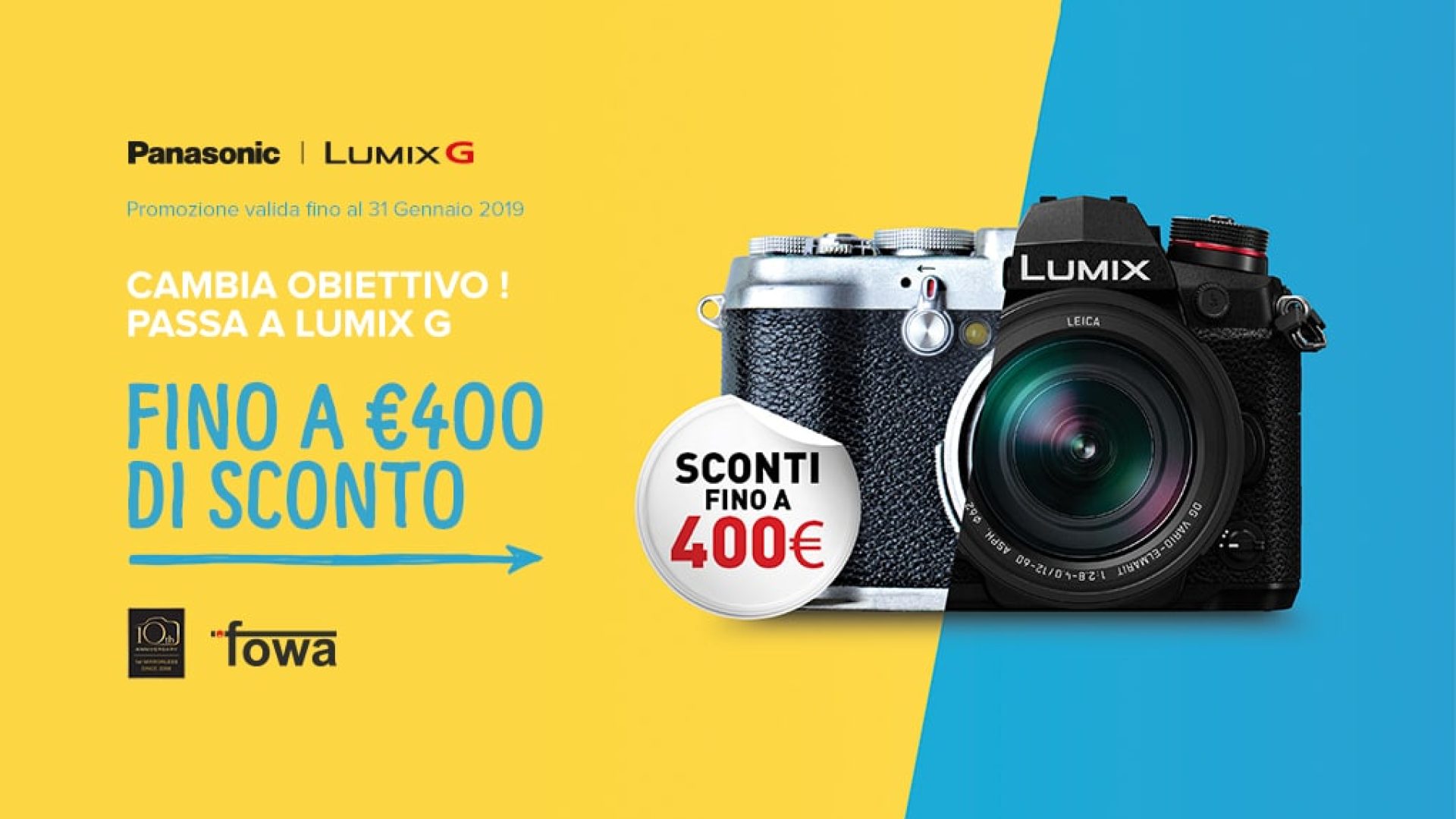 Panasonic, fino a 400€ di sconto sulle mirrorless Lumix