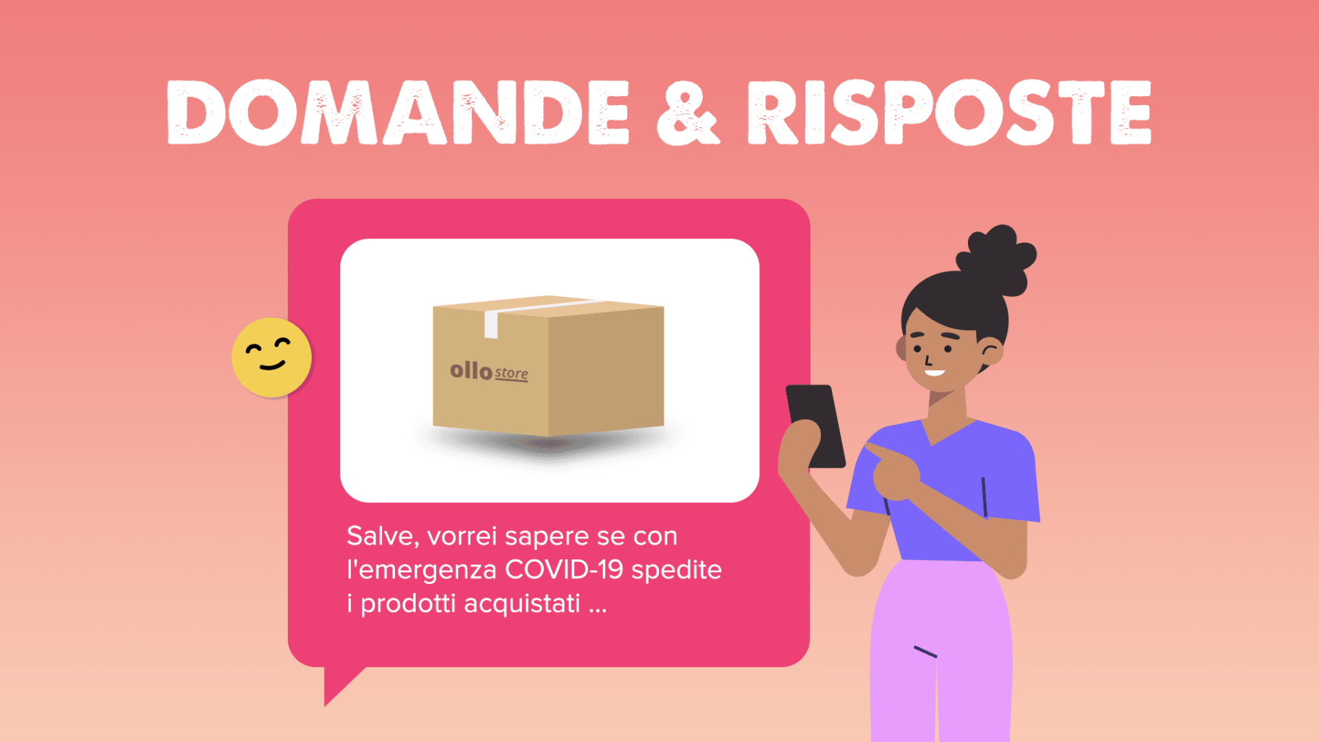 Q&A - Ollo Store spedisce durante l'emergenza COVID-19