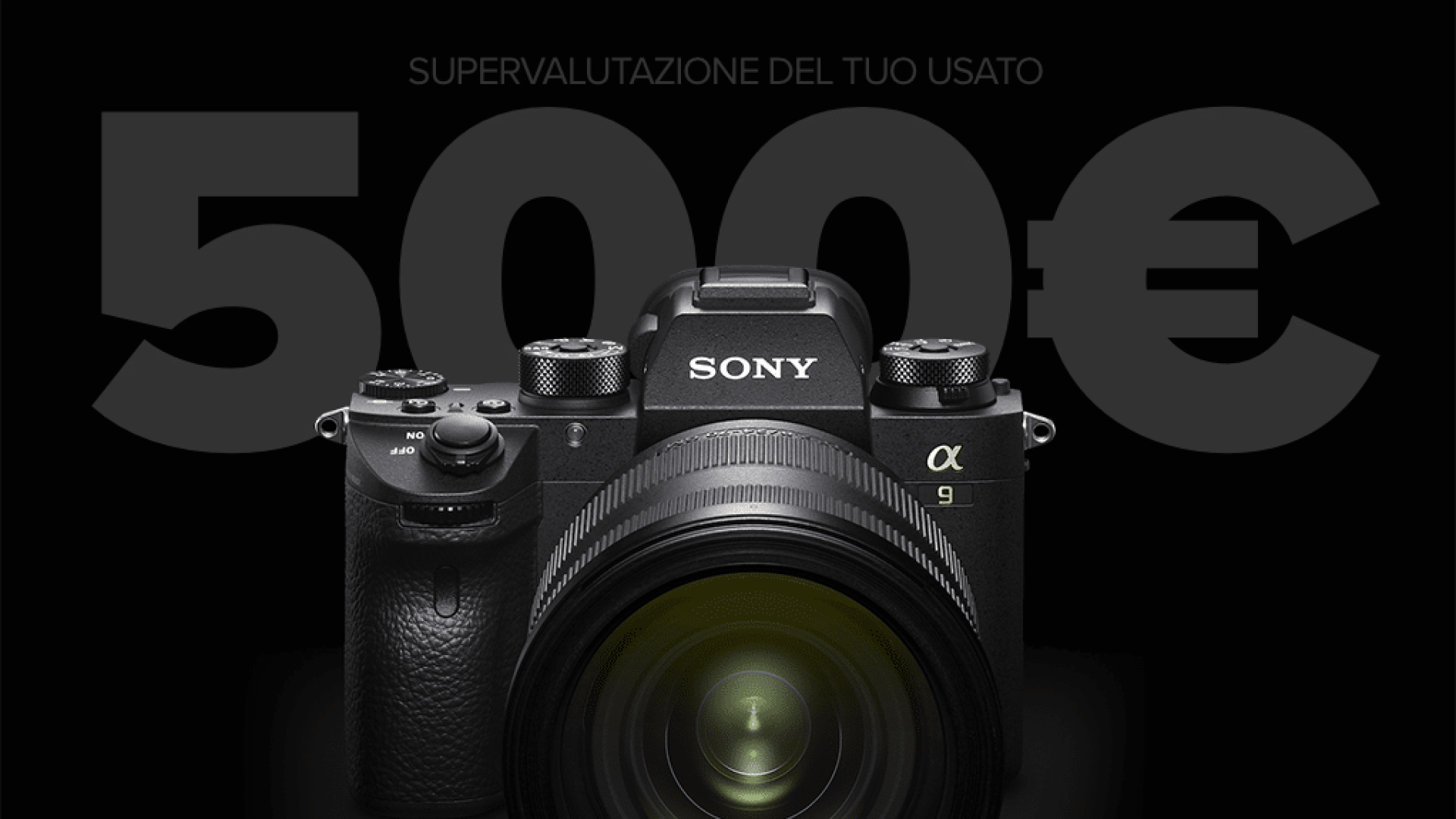 Rottama la reflex, per te 500€ di sconto sulla Sony A9 oltre al suo valore