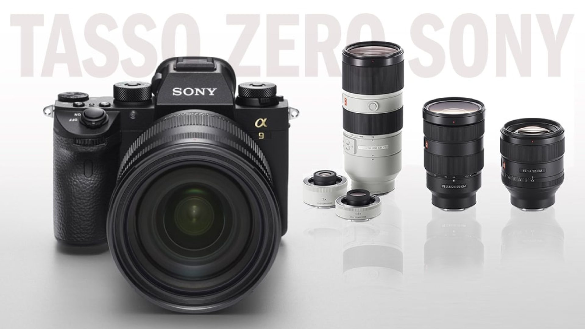 Tasso Zero Findomestic su Sony Alpha 9 e obiettivi G Master!