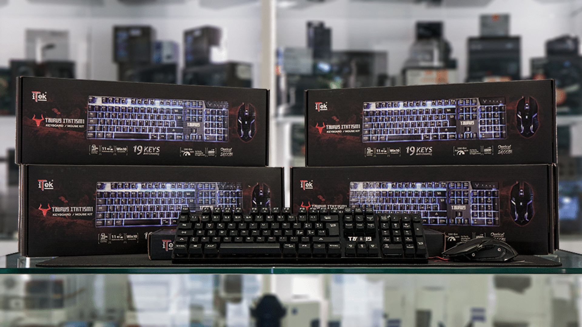 iTek Taurus T15M1 è il Nuovo Kit Tastiera-Mouse più Economico